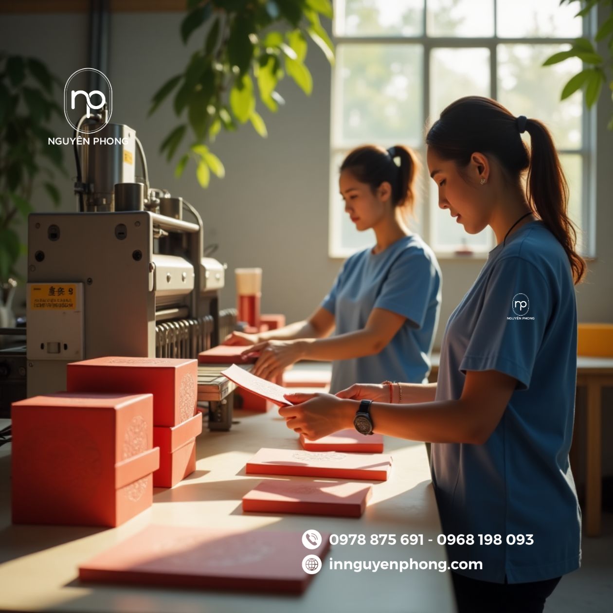 Quá trình tiếp nhận và sản xuất tại Nguyên Phong 